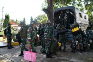 Dandim Merauke Lepas Personel Satgas TMMD Ke-113 Kabupaten Mappi