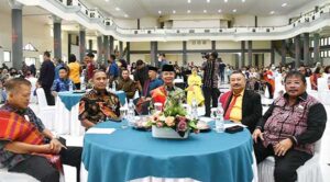 Danlantamal IX Ambon Hadiri Halal Bihalal Kerukunan Keluarga Batak Maluku