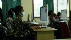 Ratusan Casis Bintara Polri Polda PB Ikut Tes Akademik