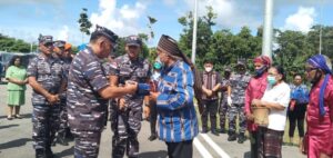 Danlantamal IX Ambon Dampingi Kunker Pangkoarmada III di Saumlaki