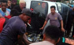 Ternyata Sopir Mabuk Tabrak Pejalan Kaki di Jayapura, Oknum Polisi