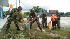Semarak HUT ke-59 Tahun Kodam Cenderawasih, Kodim Biak Numfor Gelar Karya Bakti