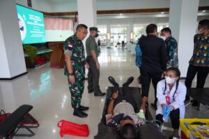 Kodam XVII/ Cenderawasih Gandeng PMI Gelar Donor Darah