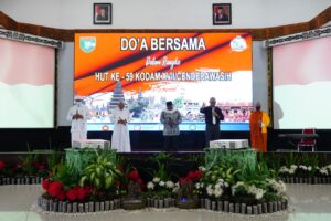 Doa Bersama Tokoh Agama Sambut HUT ke-59 Kodam XVII/Cenderawasih