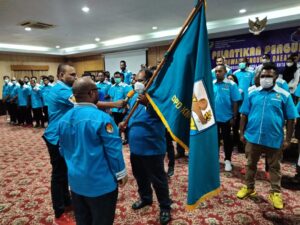 Silas Thom Rumbewas Resmi Pimpin DPD KNPI Kota Jayapura