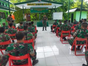 Babinsa Kodim 1712/Sarmi Ikut Binsiap Apwil dan Puanter TA 2022
