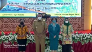 Ny Roma MP Waterpauw Resmi Pj Ketua TP PKK, Ini Pesan Penjabat Gubernur