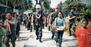 Irjen TNI Kunjungi Pulau Terluar di Utara Papua