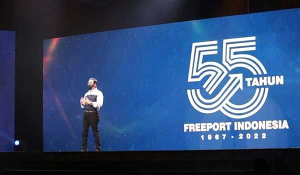 PT Freeport SBA 2022 55 Tahun