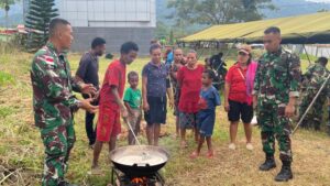 Makin Kreatif, TNI Perkenalkan Program Unggulan Bagi Masyarakat Perbatasan RI-PNG