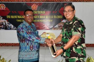 Progam TMMD ke-113 Kodim Merauke di Kabupaten Mappi Resmi Ditutup