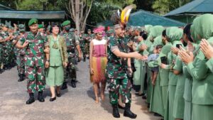 Acara Lepas Sambut Dandim 1711/Boven Digoel Dalam Suasana Haru