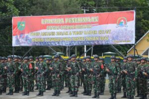 Kasdam XVII/Cenderawasih Terima Dua Batalyon Satgas TNI di Timika