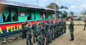 Kunjungi Anggotanya, Dandim 1702/JWY Ucapkan Salam Perpisahan