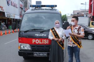 Duta Humas Polda Papua Sosialisasi Kegiatan HUT Bhayangkara ke-76