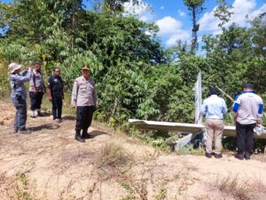 Polres Keerom Bersama Tim KNKT Gelar Investigasi Kecelakaan Pesawat AMA PK-RCQ