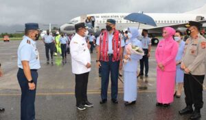 Gubernur Maluku Sambut Kedatangan Kasau di Ambon