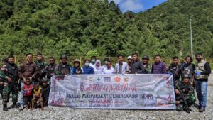 Satgas TNI Gelar Baksos Menuju Masyarakat Tembagapura Sehat