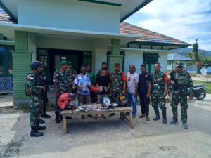 Pos Ramil Benawa Tangkap 2 Pelaku Bersama BB Ganja Kering 2,7 Kg