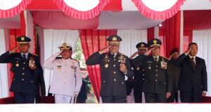Jajaran Polda dan Forkopimda Papua Ikuti Upacara Hari Bhayangkara ke 76