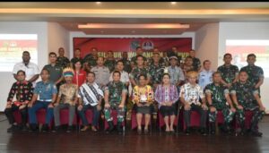 Korem 173/PVB Gelar Komsos Bersama Pemkab Biak