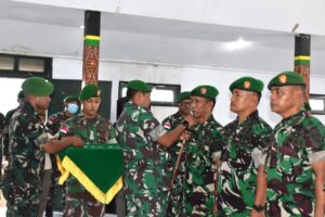 Pimpin Sertijab Sejumlah Pama, Ini Pesan Dandim Merauke
