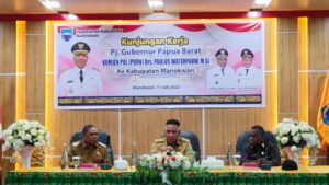 Pj Gubernur PB Seriusi Percepatan Pembangunan di Kabupaten Manokwari