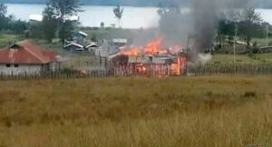 Kantor Distrik Yatamo Paniai Ludes Dibakar, Diduga Ini Pemicunya