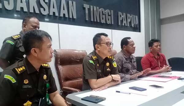 Kejatiu Papua Rilis kasus Kredit Fiktif Bank Papua