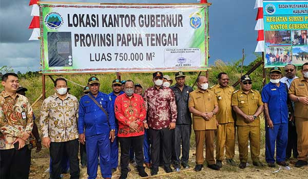 Lahan kantor Gub Pap Tengah