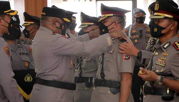 Sertijab Wakapolda n 11 Kapolres Jajaran