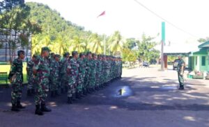 Satgas BKO Apter Kodim Persiapan Waropen Dilepas Kembali ke Satuan Asal
