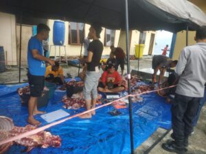 Potong 6 Sapi Qurban, Polres Manokwari Berbagi Bersama Anggota dan Masyarakat 2 WhatsApp Image 2022 07 10 at 23.30.20