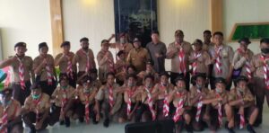 Pelepasan Kontingen Jamnas XI Kwarcab Yahukimo Tahun 2022