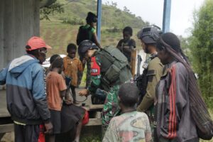 Satgas TNI 321/GT Beri Pelayanan Kesehatan Gratis di Kabupaten Nduga