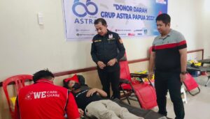 Astra Grup Papua Gandeng PMI Kota Jayapura Gelar Aksi Donor Darah