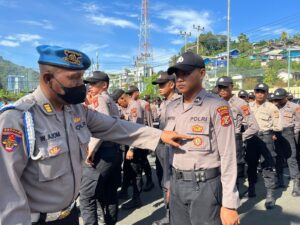 Provos Polda Papua Lakukan Gaktibplin Terhadap Bintara Remaja