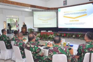 Kodam Cenderawasih Gelar Rapat Evaluasi Program Kerja dan Anggaran Semester I TA 2022