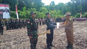 Program TMMD Ke-114 Kodim Jayapura Resmi Dibuka di Kampung Suskun Perbatasan RI-PNG