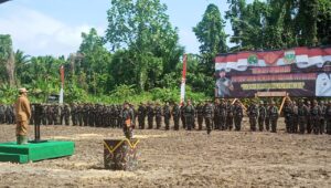Program TMMD Ke-114 Kodim Jayapura Resmi Dibuka di Kampung Suskun Perbatasan RI-PNG 2 WhatsApp Image 2022 07 27 at 15.04.50 1