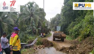 BPJN Maluku Gerak Cepat Atasi Dampak Longsoran di Sejumlah Kawasan