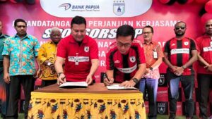 Kucurkan 5 M, Bank Papua Resmi Sponsori Persipura Jayapura
