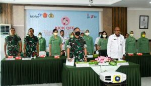 Pangdam Pattimura Hadiri Vicon Kick Off Kolaborasi Percepatan Penurunan Stunting