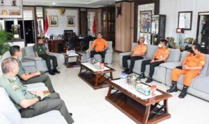 Tingkatkan Sinergitas, Pangdam Pattimura Terima Audiensi Kepala Basarnas Ambon