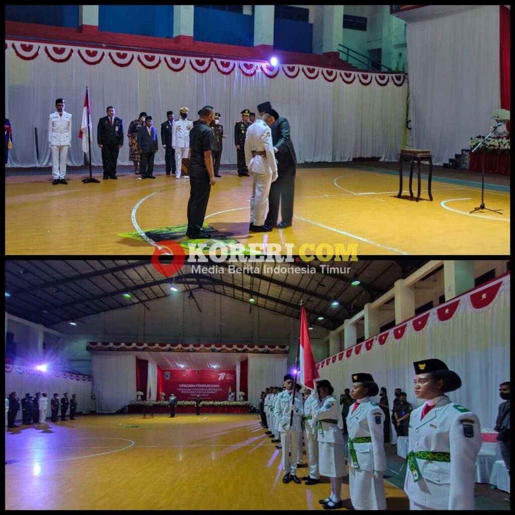 35 Paskibra Provinsi Papua Barat Tahun 2022 Dikukuhkan