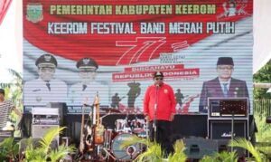 Meriahkan HUT RI ke 77, Bupati Keerom Buka Karnaval Anak Hingga Festival Band Merah Putih