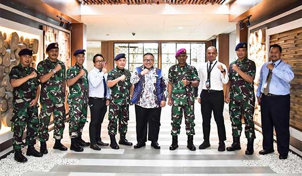 Dukung Rupiah Berdaulat di 3T, Danlantamal IX Kunjungi Kantor BI Maluku