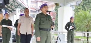 Unpatti Ambon Gelar Tradisi Pembaretan Menwa Batalyon 01 Pattimura