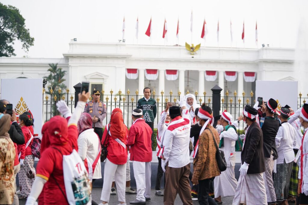 Acara Kirab Merah Putih, Kapolri Gelorakan Semangat Persatuan-Kesatuan Bangsa