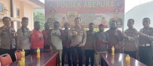 Kapolsek Abepura Gandeng Asrama Nayak I Bersinergi Jaga Kamtibmas dengan Kasih